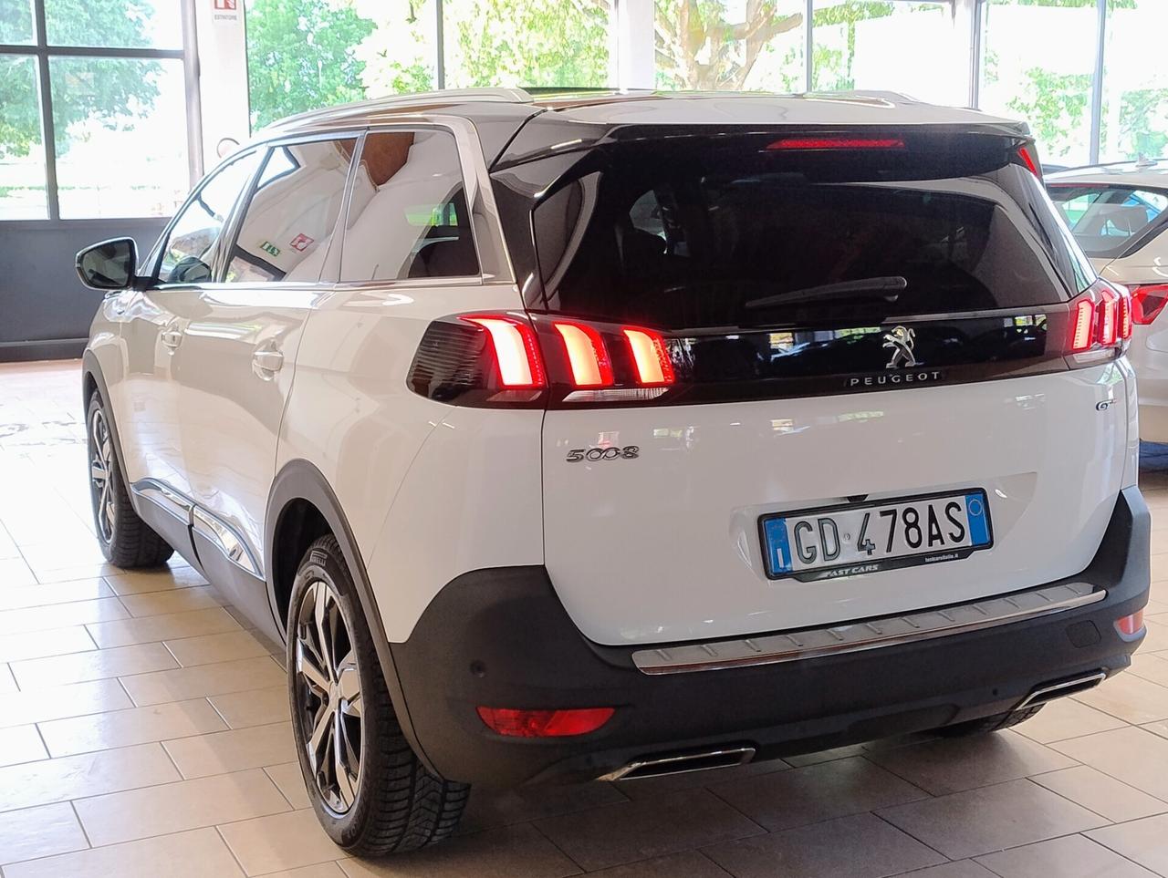 Peugeot 5008 2.0 bluehdi GT 180cv #TETTO #LED #PACK LUCI #7 POSTI