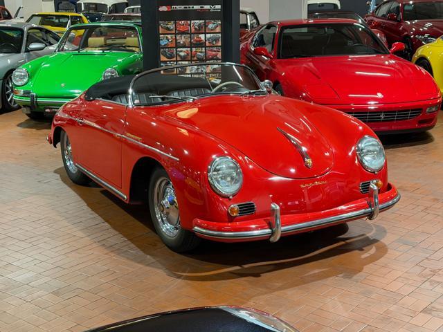 PORSCHE 356 Speedster 1600 A -Matching color-Pelle Nera
