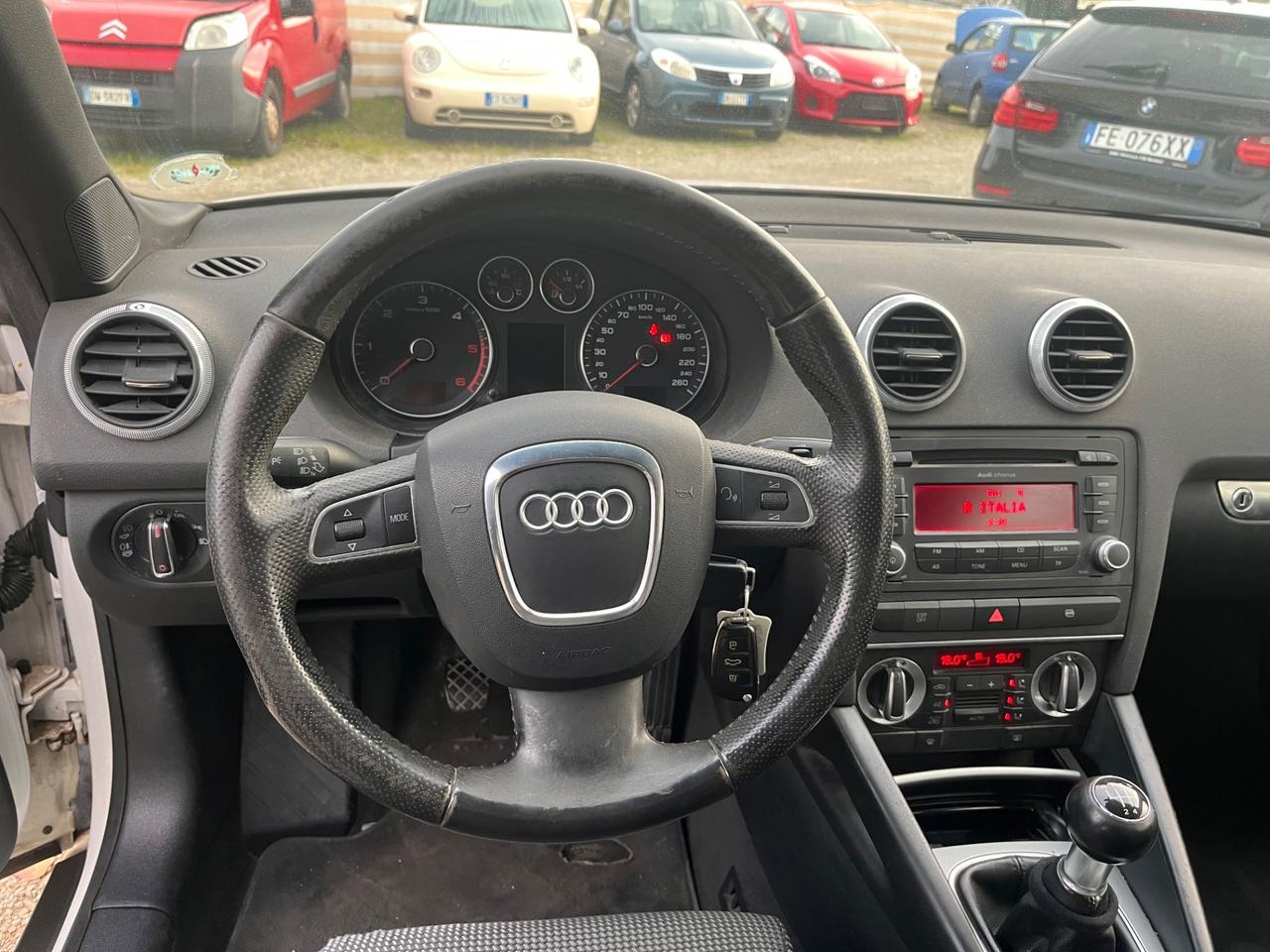 Audi A3 Cabrio 1.9 TDI F.AP. NON FUNZIONA LA CAPPOTTA