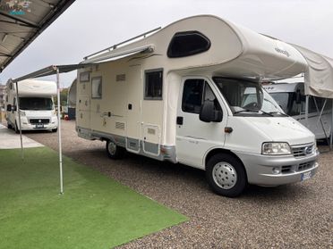 ELNAGH SUPER D 111 c - mansardato con letti a castello in coda e garage a volume variabile