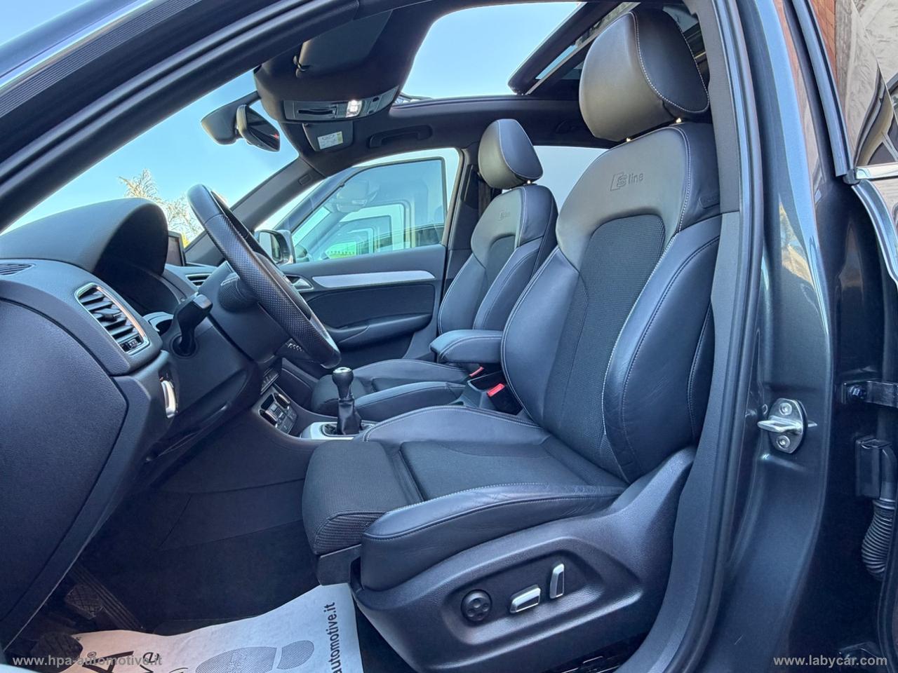 AUDI Q3 2.0TDI 184CV quattro S-LINE TETTO NAVI LED QUATTRO