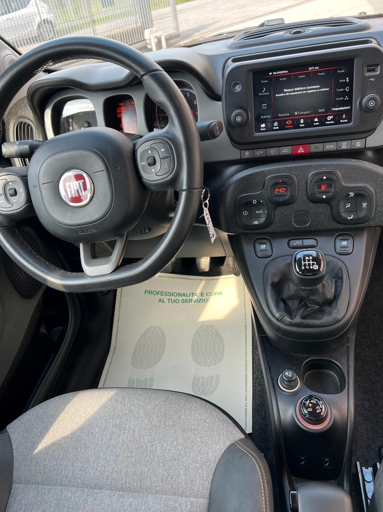 Fiat Panda Cross 0.9 TwinAir Turbo S&S 4x4/SEDILI RISCALDABILI / UNICO PROPRIETARIO/GRIGIO BLU