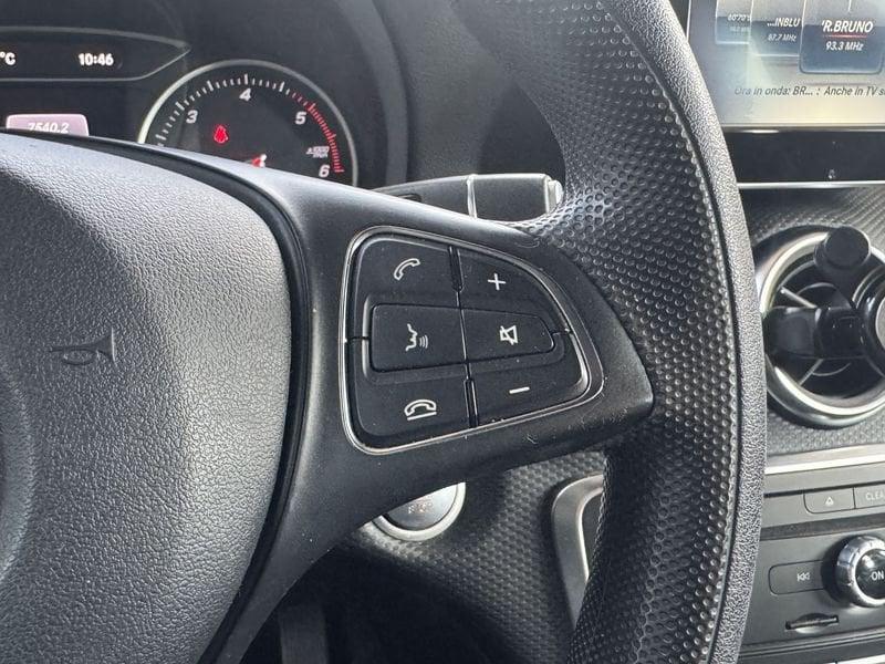 Mercedes-Benz Classe A A 160 d Sport AUTOMATICA NEOPATENTATI CRONOLOGIA TAGLIANDI