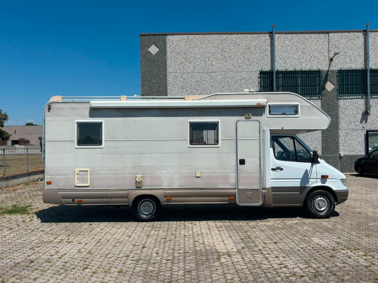 Mercedes-benz camper mansardato rimork super brig 729