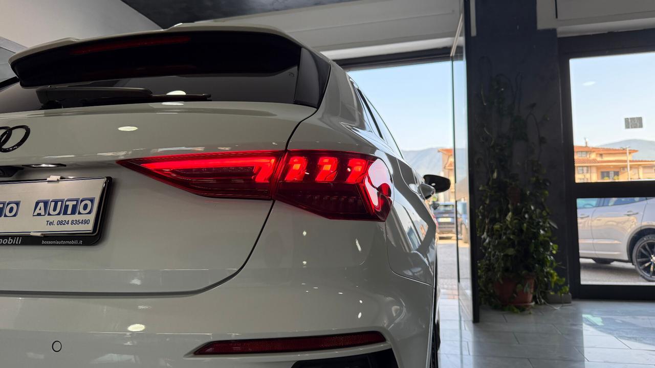 AUDI A3 SPORTBACK S LINE IDENTITY BLACK