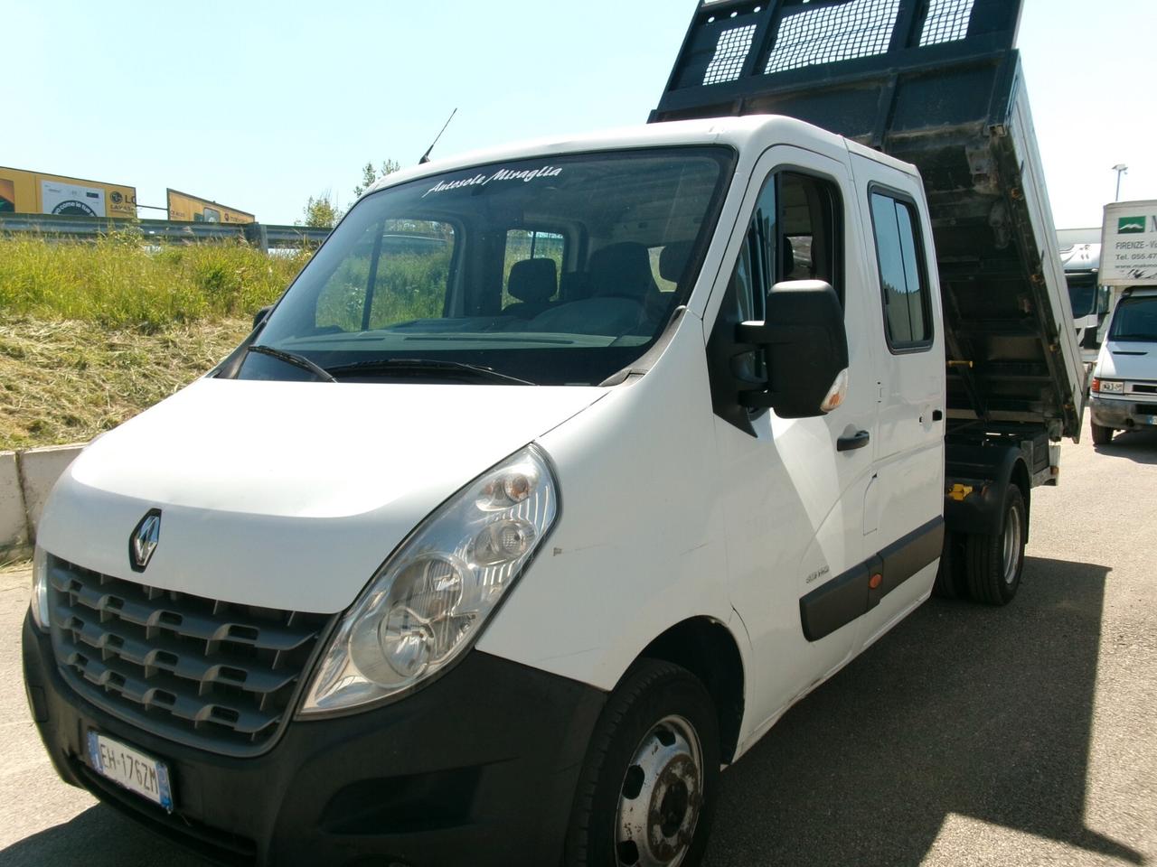 Renault Master 2.3 DCI 125CV E5 DOPPIA CABINA 7 POSTI RIBALTABILE TRILATERALE