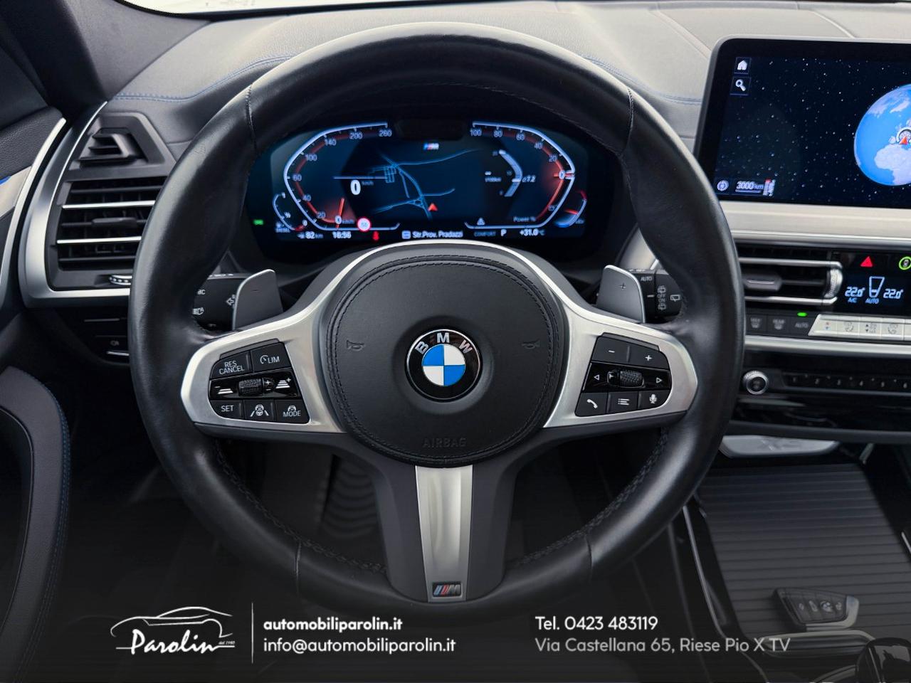 BMW X3 xDrive30d mhev 48V MSport Tetto-Pelle-ACC-360°