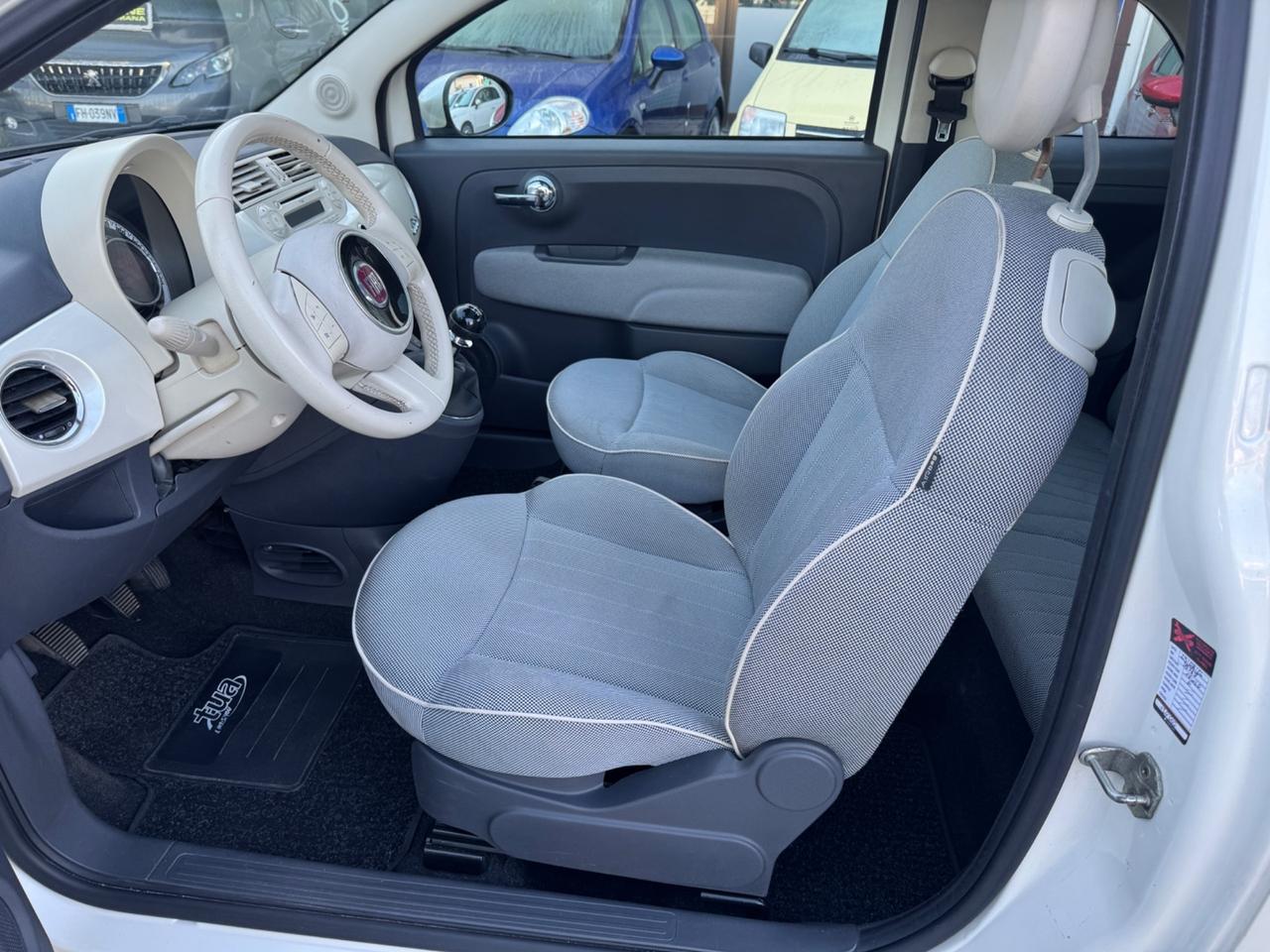 Fiat 500 1.2 Lounge bianco perla