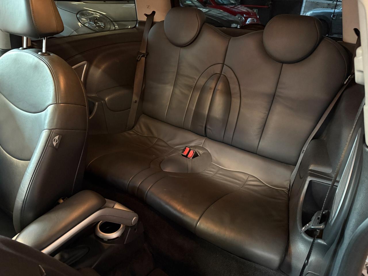 Mini 1.6 COOPER S KIT JCW ORIGINALE 200cv - TETTO - PELLE