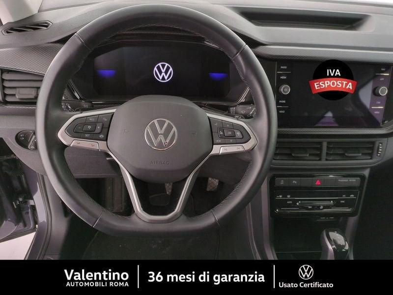 Volkswagen T-Cross 1.0 TSI DSG 110 CV Style