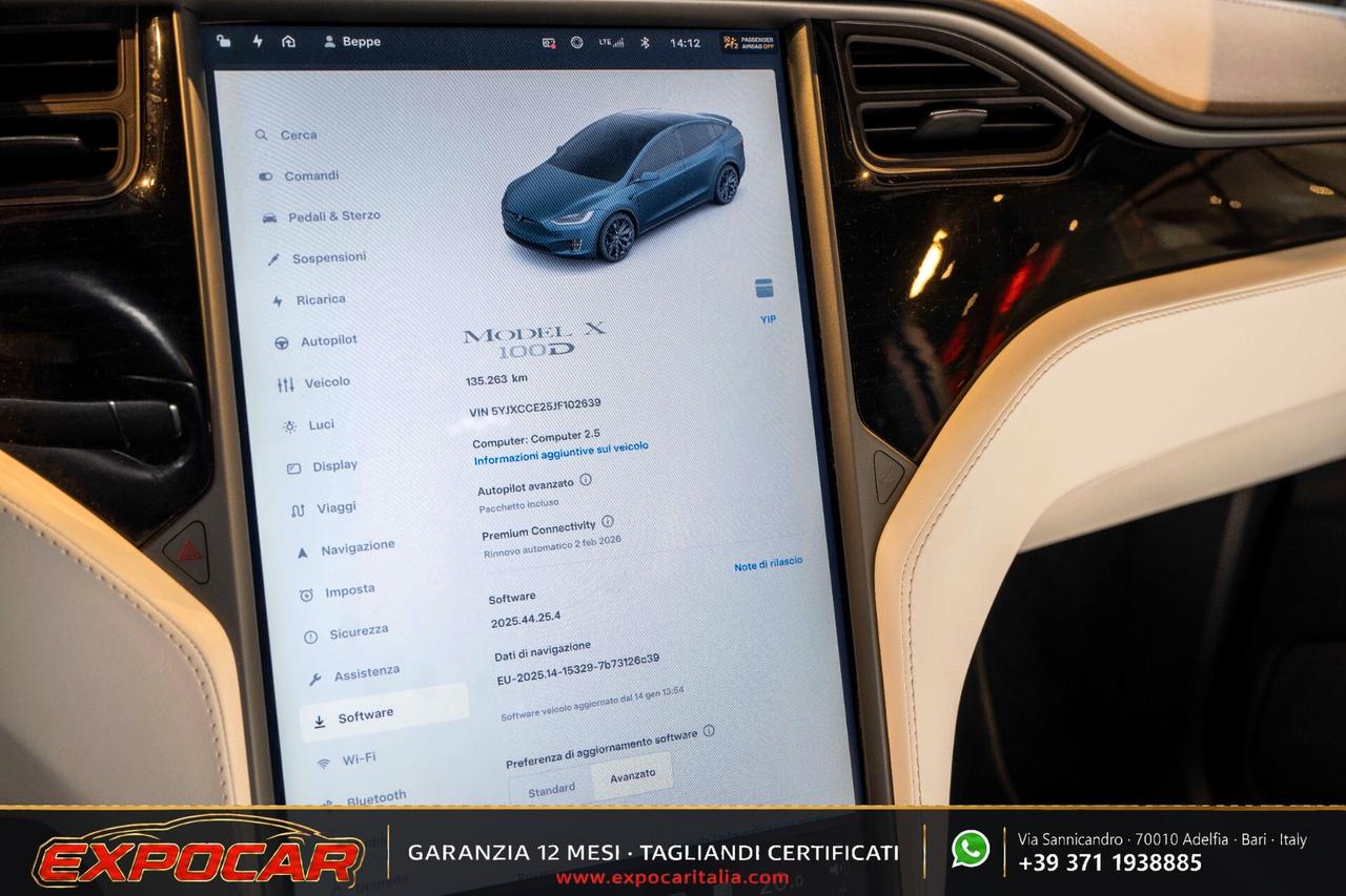 Tesla Model X Model X 100kWh Dual Motor Autopilot