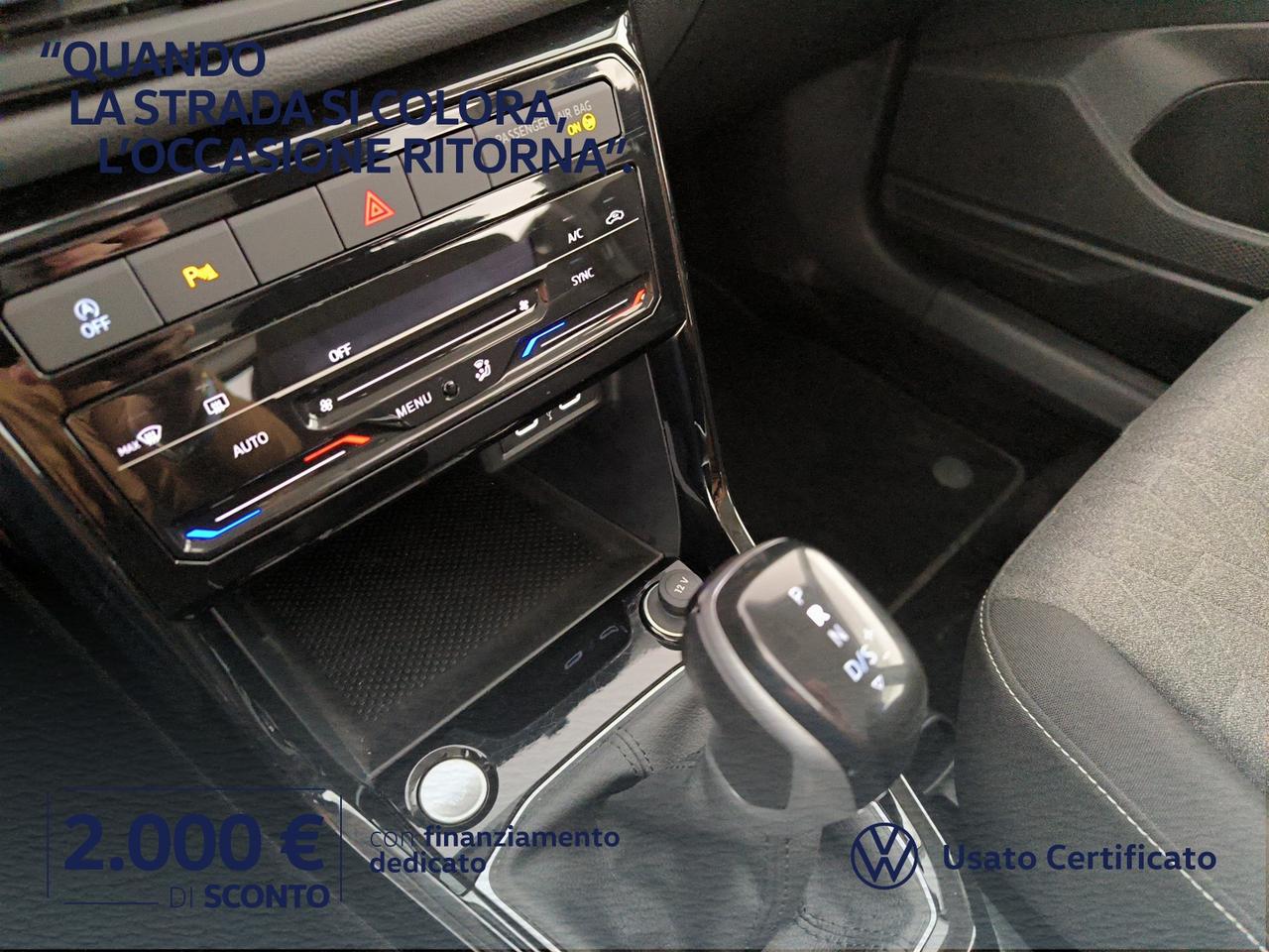 Volkswagen T-Cross 1.0 tsi life 115cv dsg