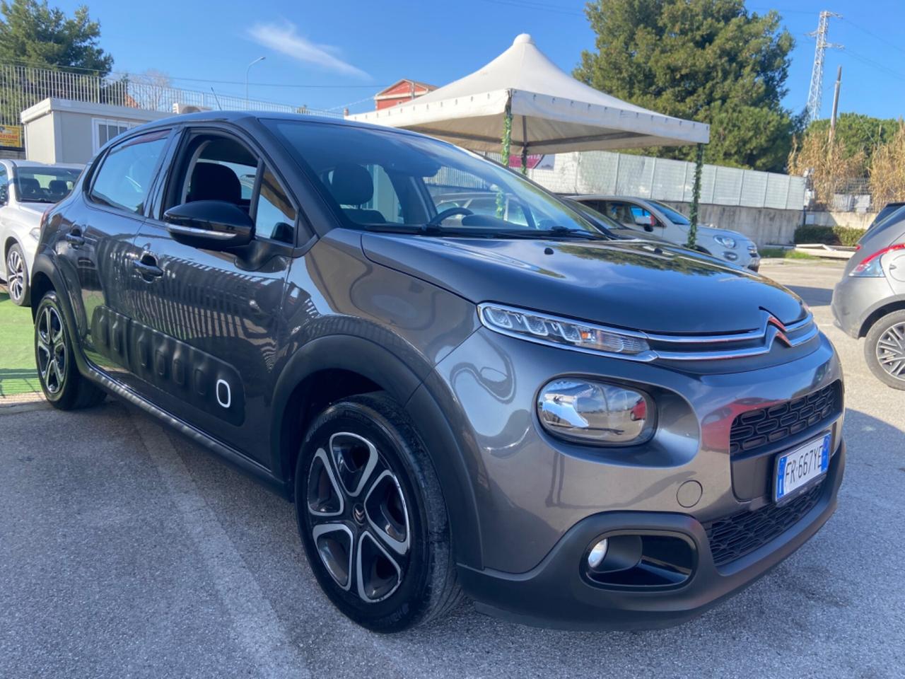 Citroen C3 1.2 BENZ SHINE 2018 NUOVA GARANZIA
