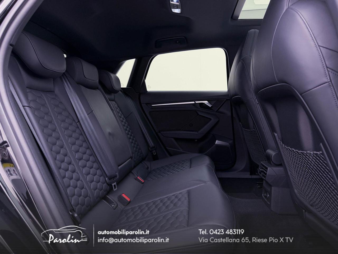 Audi RS3 Sportback 2.5 tfsi quattro S-tronic Black-Tetto-Matrix-Pelle