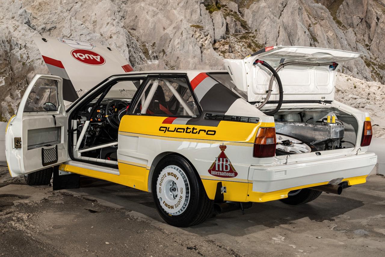 Audi QUATTRO 2.1 turbo RALLY GRUPPO B. RICREATION NEU FICHES & HTP