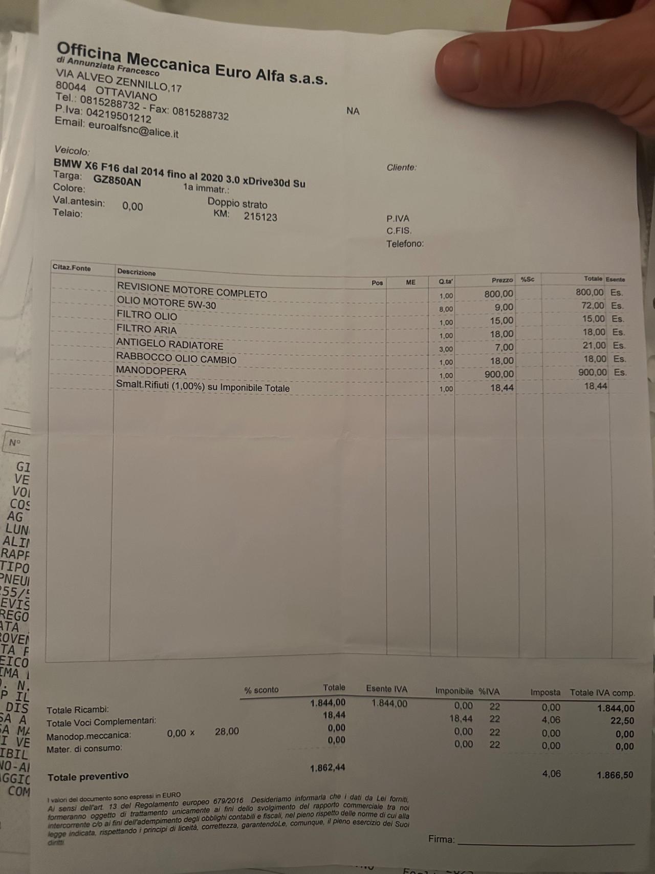 BMW X6 X DRIVE AUT/F1/LED/NAVI/TETTO
