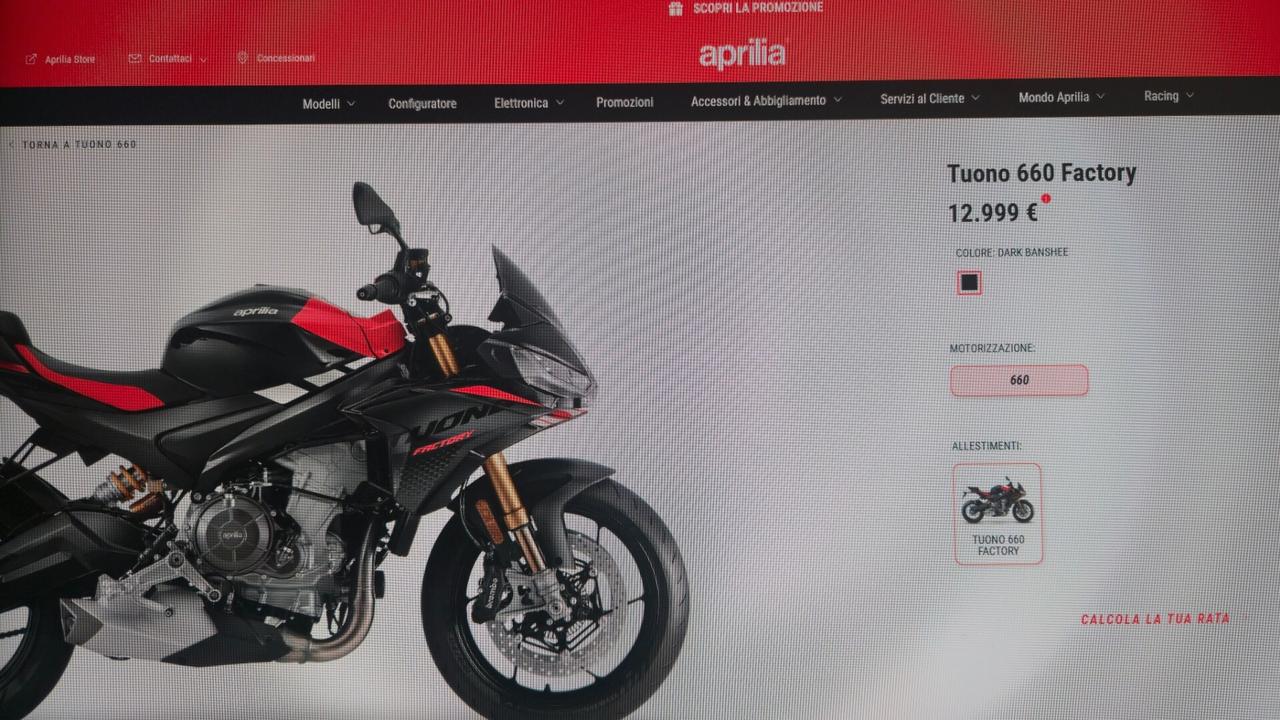 Aprilia Tuono 660