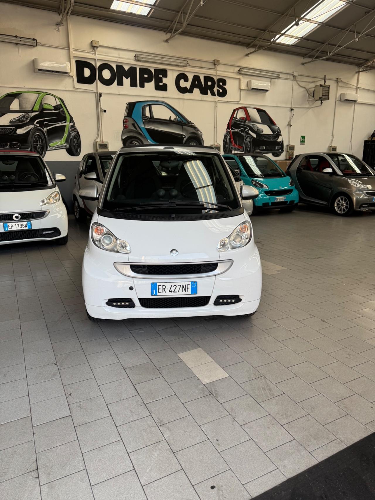 Smart ForTwo 451 benzina 52kw 71cv cabrio cappotta rossa