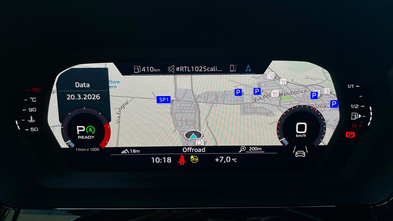 AUDI A3 2.0 SPB ADVANCED 35 TDI S-TRONIC 150CV - FULL LED, VIRTUAL COCKPIT, CARPLAY