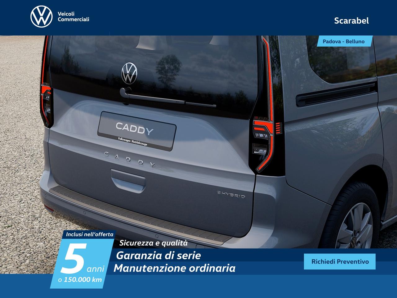 Volkswagen Caddy 1.5 phev 150cv life dsg