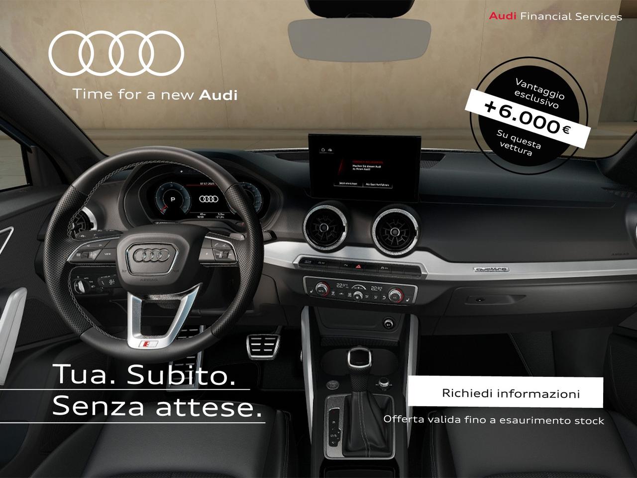 Audi Q2 35 2.0 tdi identity black quattro s-tronic