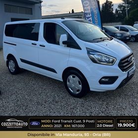 Ford Transit Custom 9 posti 2021 iva deducibile