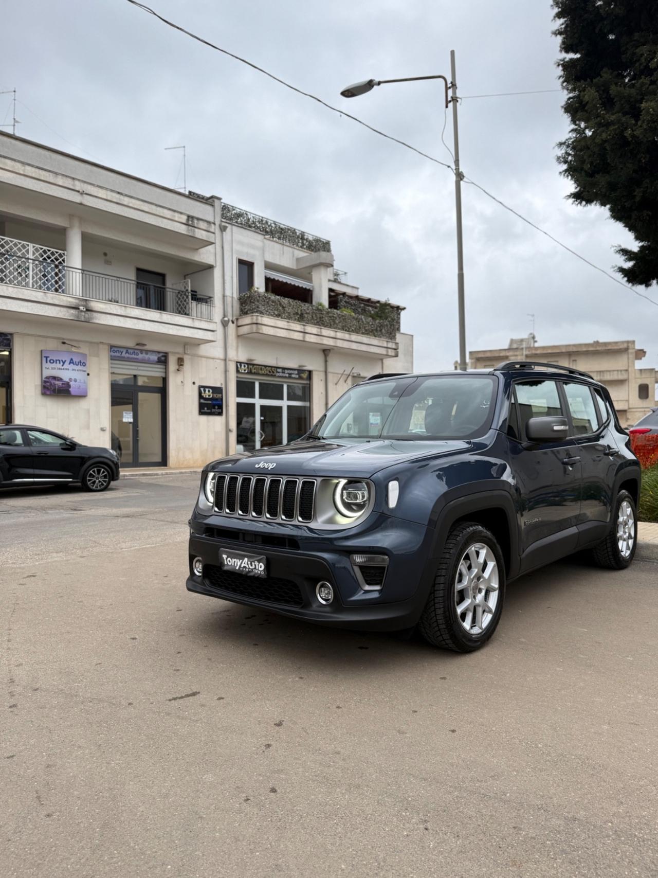 Jeep Renegade 1.6 mjt Limited 130cv FULL LED,NAVI,APP CONNECT,AZIENDALE JEEP ITALIA CON GARANZIA 1 ANNO