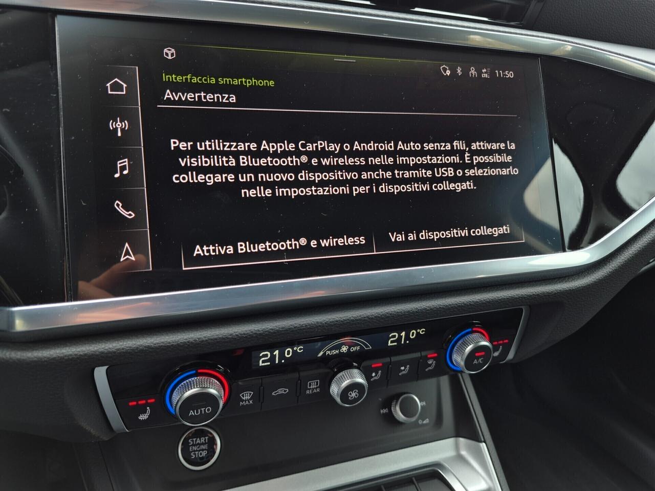 Audi Q3 SPORTBACK 35 TFSI S TRONIC MATRIX APPLE CARPLAY + ANDROID AUTO