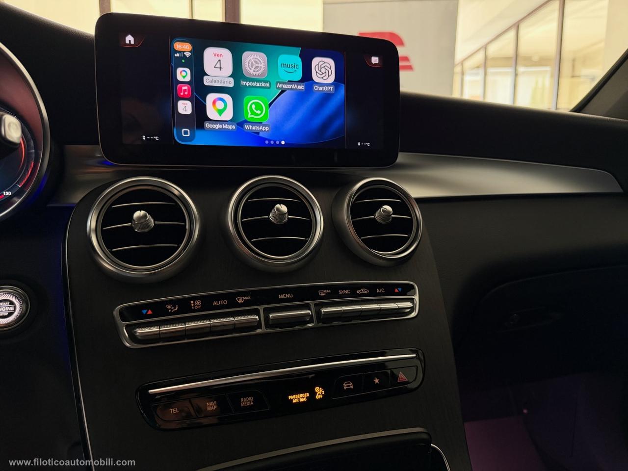 MERCEDES-BENZ GLC 300 d 4Matic Coupé Premium Plus TETTO APRIBILE- GANCIO TRAINO - LUCI AMBIENT