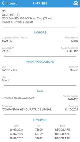 DS Automobiles DS 3 1.6 bluehdi So Chic 100cv EURO6