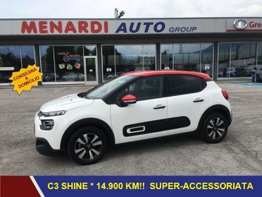 Citroën C3 PureTech 83 S&S Shine OK NEOPATENTATI!!