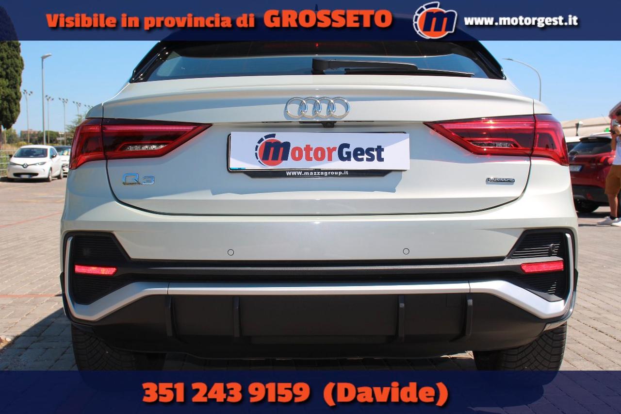 Audi Q3 Sportback 45 2.0 tfsi S line edition quattro 245cv s.-tronic