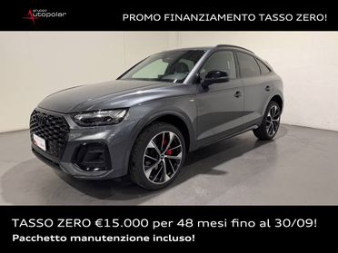 AUDI Q5 SPORTBACK 40 TDI MHEV QUATTRO S TRONIC IDENTITY BLACK