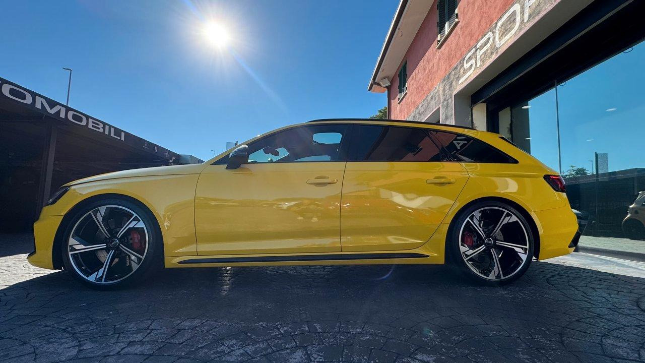 Audi SOLO MATRIMONI CON AUTISTA RS4 Avant 2.9 tfsi Exclusive edition Blu Nogaro quattro 450cv tiptronic