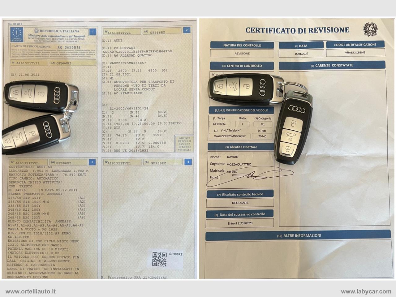 AUDI A6 allroad 40 TDI 2.0 qu. S tr.Evolution IVA DEDUCIBILE