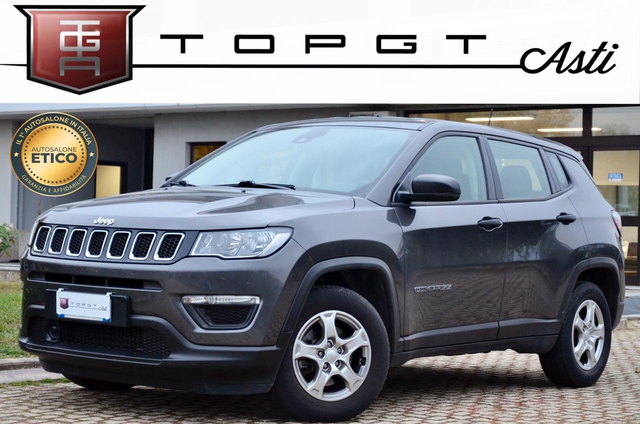 JEEP COMPASS 1.3 TURBO T4 2WD 131cv, EURO 6D, BLUETOOTH, A/C, PERMUTE