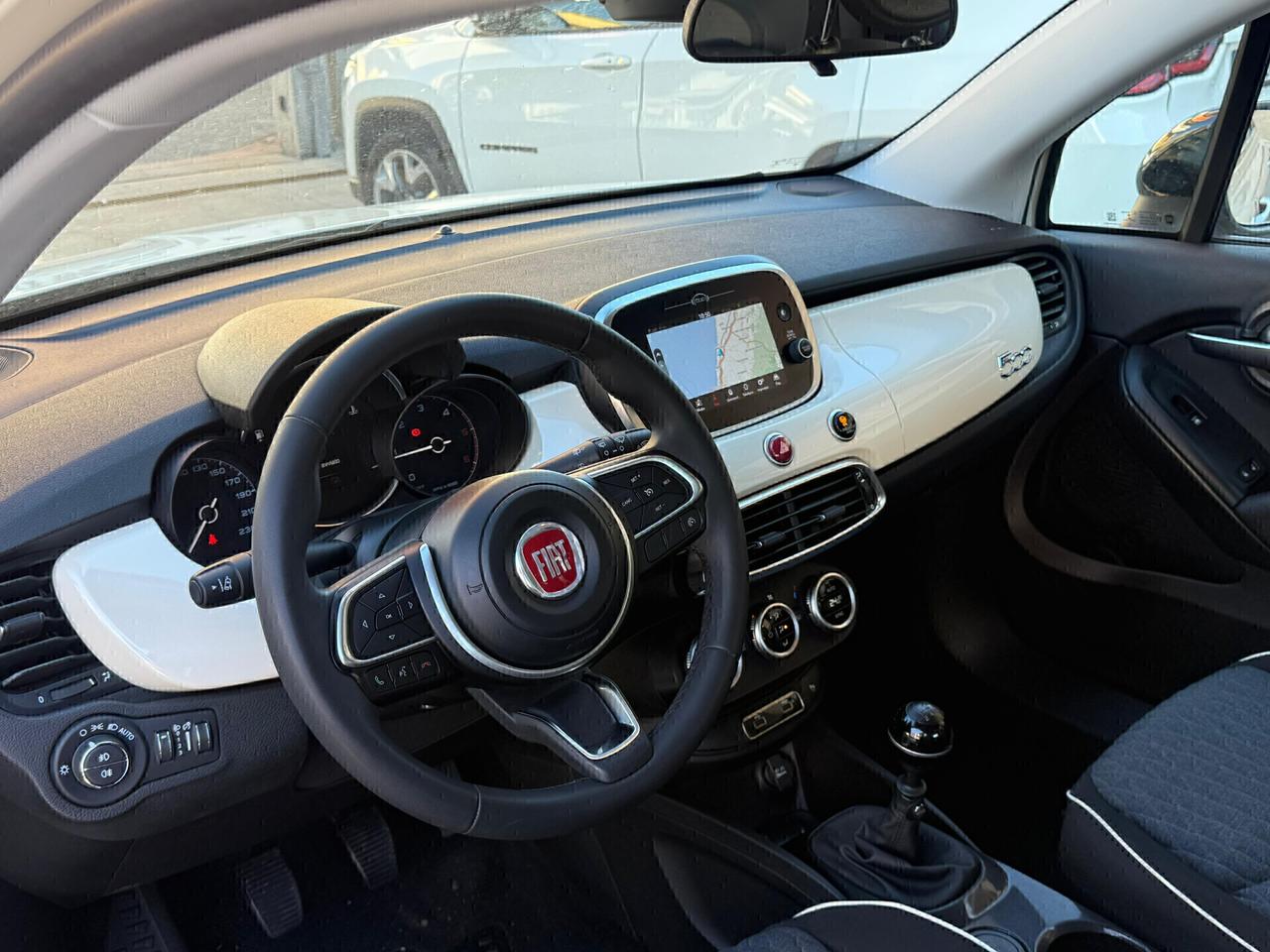 Fiat 500X CROSS 1.3MJT BICOLOR PERLA/NERO-NAVI-CAMERA-ANTICOLLISIONE