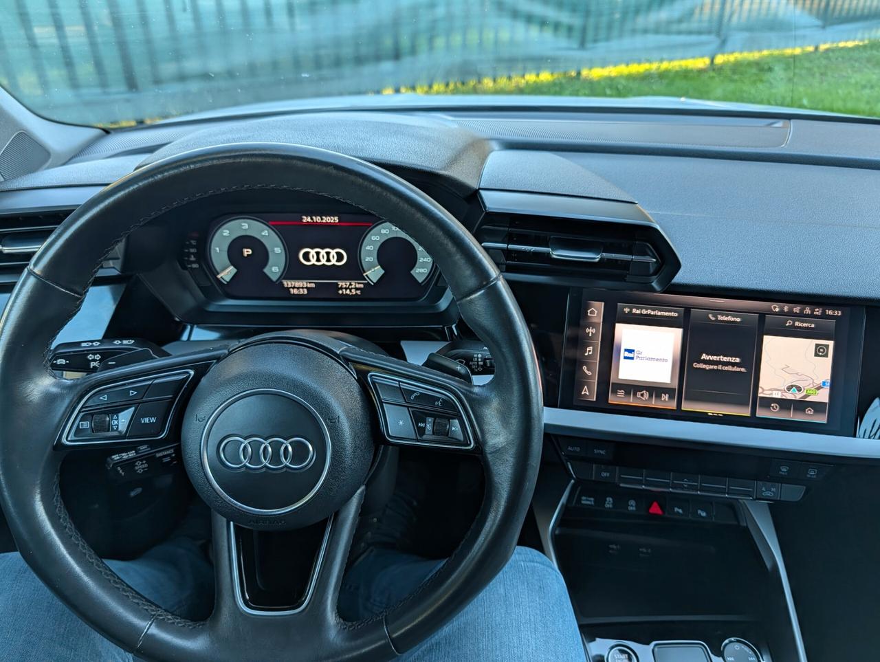 Audi A3 SPB 35 TDI S tronic line edition UNICO PROPRIETARIO TAGL.