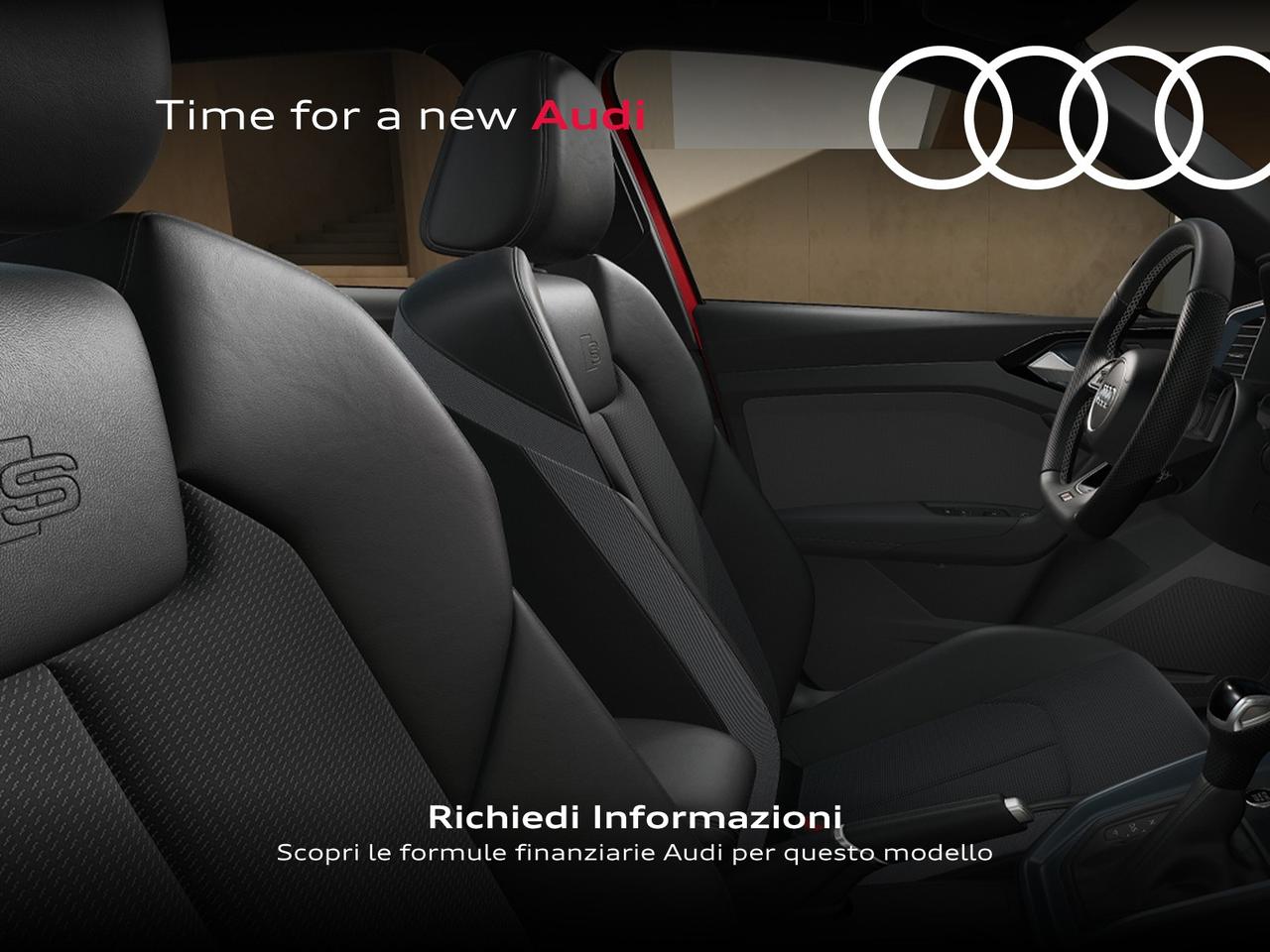Audi A1 sportback 30 1.0 tfsi identity black 116cv s-tronic