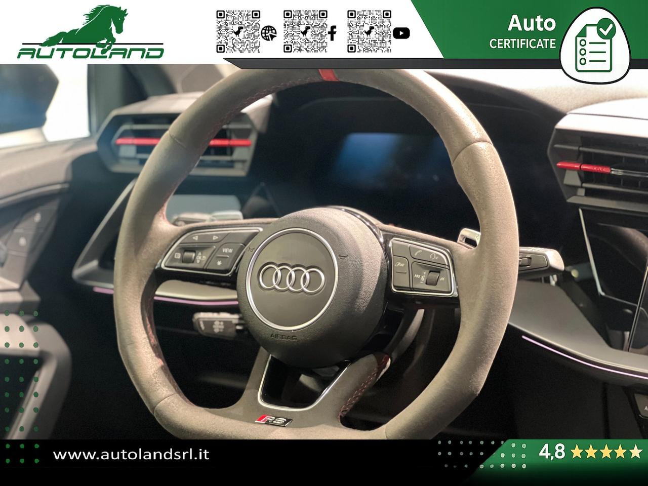 Audi RS3 Sportback 2.5 tfsi quattro s-tronic TETTO - MATRIX- B&O - MASSAGGIO - ACC