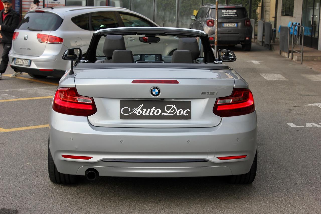 Bmw 218 i Cabrio Sport 1.5 136 CV 6M
