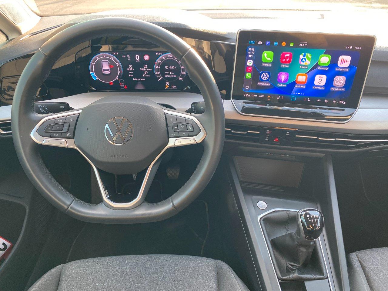 Volkswagen Golf 1.5 TSI 116 CV LIFE , HEAD-UP DISPLAY, WINTER PACK, FARI LED, CARPLAY