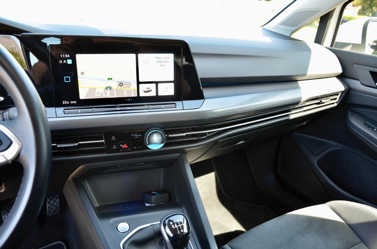 VOLKSWAGEN GOLF 1.5 TSI EVO STYLE 130cv, UFF ITALIANA, SERVICE UFF VW, EURO 6D, FARI IQ LED, NAVI, APPLE ANDROID, PERMUTE