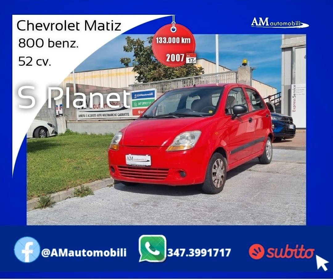 Chevrolet Matiz 800 benzina 52 cv. S Planet
