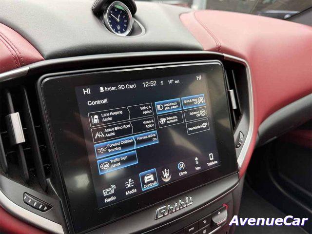 MASERATI Ghibli GRANSPORT TELECAMERA 360° CERCHI DA 20' CARPLAY