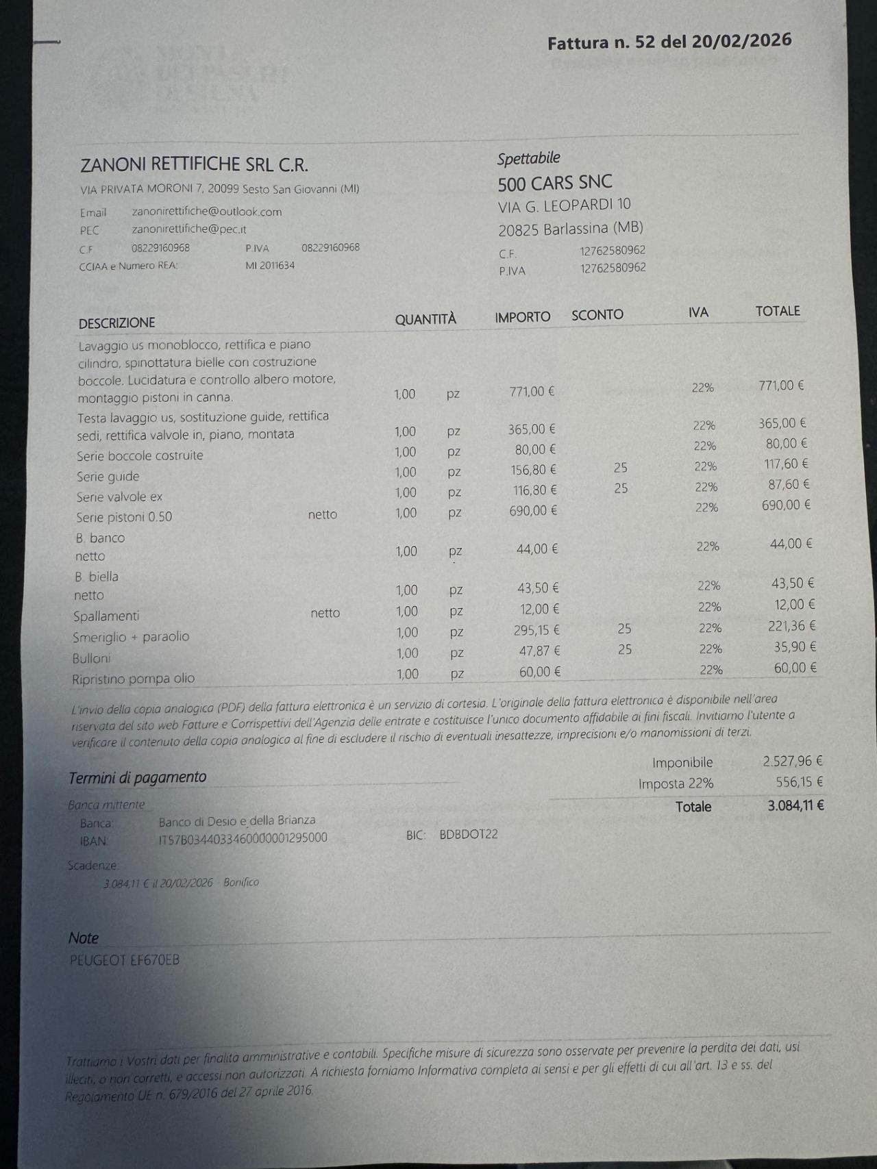 Peugeot 3008 1.6 VTi 120CV Premium