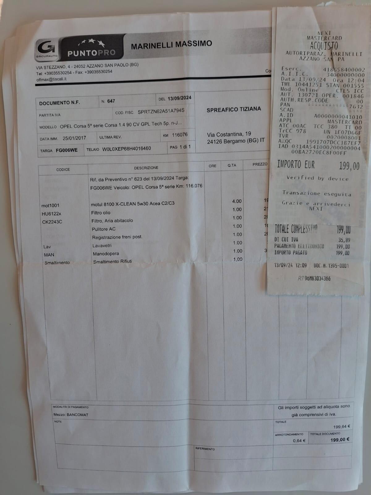 Opel Corsa 5p 1.4 Advance *NEOPATENTATI*TAGLIANDI CERTIFICATI