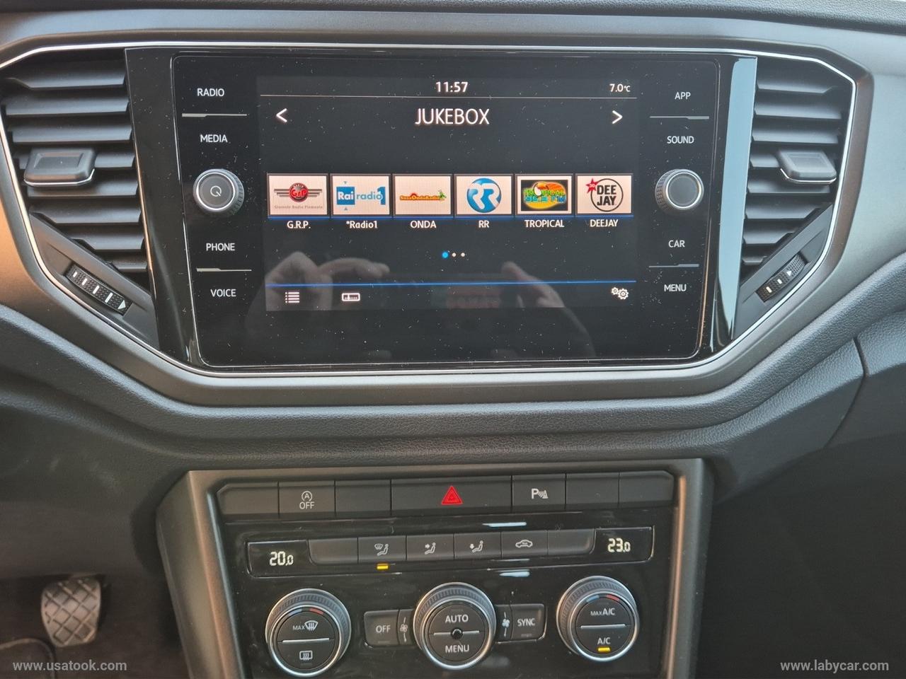 VOLKSWAGEN T-Roc 1.0 TSI 115CV Style BMT UNIPROP. SOLO 32.500 KM