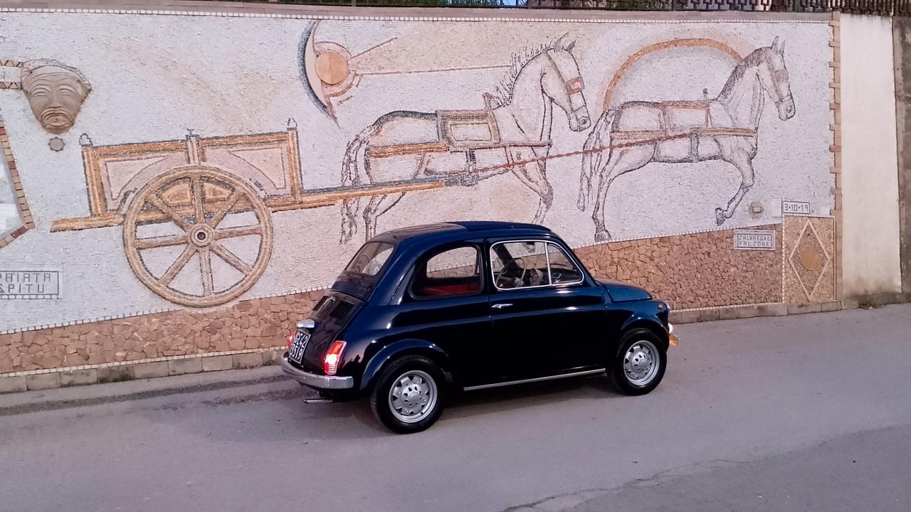 Abarth 595 blu