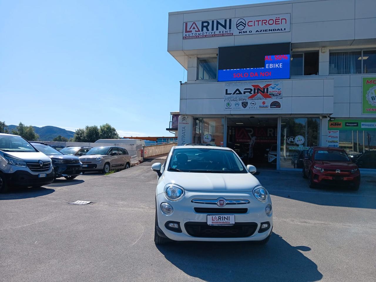 FIAT 500X 1.6 Diesel 120CV – 97.531 km – Bianco – Neopatentati